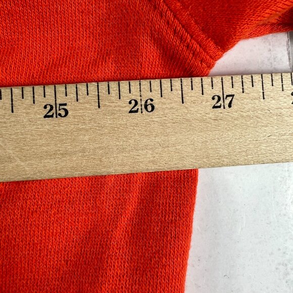 Y2K Illinois Fighting Illini Sweatshirt Adult Extra Extra Large Orange Hoodie - Picture 12 of 13